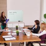 Magnetic Dry Erase Board - Frameless Glass White Board 48 x 36 Inches, Wall Mounted for Office, Home & School