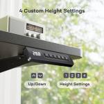 Marsail 55x24 Electric Standing Desk - Adjustable Height Computer Desk with Memory Presets, Storage Bag & Cable Management for Home Office & Gaming Workstations