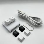 BTXETUEL Copy and Paste 2-Key Keyboard SAYO OSU Keypad Hotswap One Handed Mechanical Gaming Keyboard Cherry Switch RGB Backlit Mini USB Keypad for macros or Rhythm Games