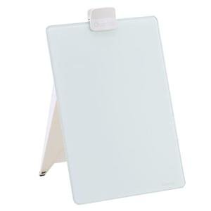 Quartet Glass Whiteboard Desktop Easel, 9" x 11", Dry Erase Surface, Clean Erase, Includes 1 Dry Erase Marker, White (GDE119)