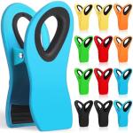 Jetmore 12 Pack Chip Clips Bag Clips, Magnetic Bag Clip for Food Storage Heavy Duty, Plastic Food Clip for Chips, Snack, Kitchen, Refrigerator, Garden, Sewing, Fabric, Clothes Pins