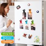 Jetmore 12 Pack Chip Clips Bag Clips, Magnetic Bag Clip for Food Storage Heavy Duty, Plastic Food Clip for Chips, Snack, Kitchen, Refrigerator, Garden, Sewing, Fabric, Clothes Pins
