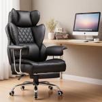 Comfortable High Back Office Chair with Footrest