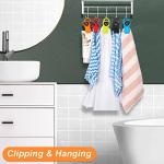 Jetmore 12 Pack Chip Clips Bag Clips, Magnetic Bag Clip for Food Storage Heavy Duty, Plastic Food Clip for Chips, Snack, Kitchen, Refrigerator, Garden, Sewing, Fabric, Clothes Pins