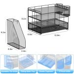 4-Tier Desk Organizer with Drawers and Trays