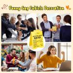 MBL Office Decor Desk Accessories - Funny Gag Cubicle Decoration Supplies Sign Team Employee Appreciation Gifts Fun Humor Valentines Day Sarcastic Stress Relief Gift for Coworker Women Men Boss Lady