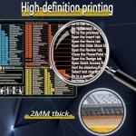 Raryine Excel/Word/Power Point/Windows Mouse pad,Non-Slip&Waterproof Large Gaming Office pc Desk mat,Over 200 Keyboard Shortcuts Mousepad(27.6L x 11.8W inches)