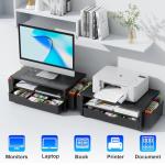 Gianotter D-3-2 Monitor Stand with Drawer and Pens