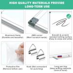 H-Qprobd 3' x 2' Magnetic Whiteboard Large Dry Erase White Board 36"x24" Aluminum Presentation Whiteboard with Long Pen Tray, 6 Markers, 2 Erasers &12 Magnets