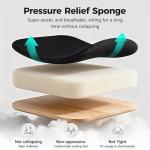 Ergonomic Office Chair High Back Desk Chair with Lumbar Support, Breathable Mesh Computer Chair with Adjustable Armrests Height, Reclining Swivel Big and Tall Gaming Chair for Home Office(White)