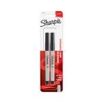 Sharpie Permanent Markers, Ultra Fine Point, Black, 2 Count - Home, School, Office Supplies