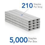 Swingline® Standard Staples, 1/4", Full Strip, Box of 5,000