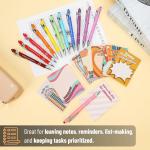 Mr. Pen- Employee Sticky Notes and Stylus Pens, 20 pcs, 3"x4" Sticky Notes, 8 Pads, 240 Sheets, 12 Black Ink Pens with Stylus Tips for Coworkers, Nurse, Teacher, Employee, Work Team Appreciation Gift