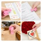 JEFURE Mini Stapler with 2000 Staples, 30 Sheet Capacity, Jam-Free Small Desktop Stapler with Staple Remover, Cute Desk Stapler for Office, School and Home (Pink)