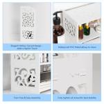 YGYQZ Desk Shelves Desktop Orgnizer Shelf-White Office Organization for Top of Adjustable Desk Organizers and Corner Bookshelf Table Top Shelving Small Hutch Decorations for Women Office