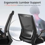 GTPLAYER Ergonomic Office Chair with Flip-up Armrests Executive Computer Chair for Home Office, Breathable Mesh & Comfy Lumbar Support, Black