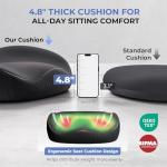 FAMIDOLE Ergonomic Office Chair with Headrest, Lumbar Support, Flip-Up Armrests, Thick Memory Foam Seat - 350lbs Capacity, Adjustable Height for Big & Tall, Perfect for Home Office Studios