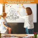 H-Qprobd Dry Erase Board for Wall 72"x40" Aluminum Presentation Magnetic Whiteboard with Long Pen Tray, Wall-Mounted White Board for School, Office and Home