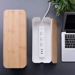 Large Wooden Cable Management Box - 2 Pack
