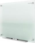 Quartet Whiteboard, Glass Dry Erase Board, Non-Magnetic, 36"W x 24"H, Infinity Frameless Mounting, Frosted Surface, Accessory Tray, and 1 Dry Erase Marker (G3624F)