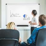 VIZ-PRO 36x24 Magnetic Dry Erase Board