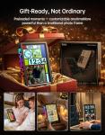 Divoom TimesFrame – 10.1" WiFi 6 Digital Picture Frame & Smart Desk Display, No Subscription | 64GB | Send Photos, Videos & AI Styles + Live Widgets (Weather, Calendar, etc)–Perfect Personalized Gift