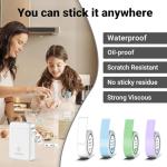 ORGBRO Label Maker Machine with Tape, X1 Portable Bluetooth Mini Label Printer, Support Pre-Cut & Continuous Label, Wireless Small Label Makers with Versatile App for School Home Office Organization