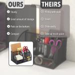 Mr. Pen- Mesh Desk Organizer, Black, Pen Holders Organizers, Desk Pencil Organizer, Pen Holder, Pencil Holder