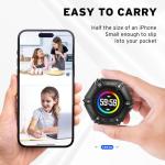 Jack Pomodoro Timer - Productivity Cube, Visual Focus Timer, Mute & Vibration & Adjustable Sound Alert, for Office, ADHD, Study, Work, 3/5/10/25/30/60min & Custom Countdown - Black