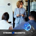 Jack Pomodoro Timer - Productivity Cube, Visual Focus Timer, Mute & Vibration & Adjustable Sound Alert, for Office, ADHD, Study, Work, 3/5/10/25/30/60min & Custom Countdown - Black