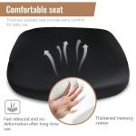 FDW Home Office Chair Mid Back PC Swivel Lumbar Support Adjustable Desk Task Computer Ergonomic Comfortable Mesh Chair with Armrest (Black)