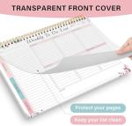 Weekly To Do List Notepad with 52 Undated Sheets（8.5"×11"）- Undated Weekly Desk Planner for Women & Man, School/Office Supplies