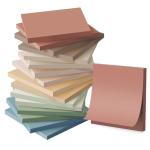 (16 Pack) Sticky Notes 3x3, Vintage Colors, Sticky Pads, Recyclable, Easy to Stick for Home, Office, Notebook