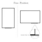 JILoffice Magnetic Whiteboard/White Board, Dry Erase Board 48 x 31 Inch, Black Aluminum Frame Wall Mounted Board for Office Home and School