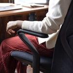 Branch Verve Chair - High Performance Executive Office Chair with Contoured Back and Adjustable Lumbar Support - High Density Foam Cushion and 3D Knit Back - Fits 5' to 6', Up to 275 lbs, Galaxy