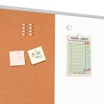 Amazon Basics Magnetic Dry Erase Whiteboard & Cork Board Combo, Wall Mounted for Home, Office and Classroom, Aluminum Frame, 36" x 24", White/Yellow