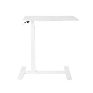 SOFTLYNICE Adjustable Standing Desk, Small Sit Stand Desk for Laptop, Compact Height Adjustable Desk for Home Office, Bedroom, Bedside, Space Saving Workstation