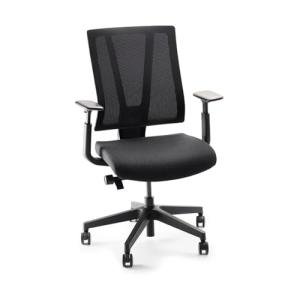 UPLIFTDESK Clarksville Ergonomic Office Chair - Adjustable Lumbar Support, Mesh Back, Synchro-Tilt Recline Home Office Desk Chairs with 3-Way Arms, 300 lb Capacity (Black)