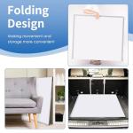 Magnetic Whiteboard Dry Erase, 48 x 36 inch Large White Board for Wall, Foldable Aluminum Frame Hanging Whiteboards for Home Classroom Office