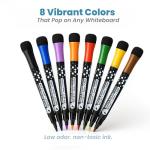 LULU OFFICE 12x16 Double Sided Magnetic Dry Erase Whiteboard with Stand - Desk or Wall Mount, Weekly Planner & Daily Task Board, Complete Set with 8 Markers, 4 Magnets & Eraser