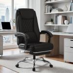 Homall Executive Home Office Chair with Lumbar Support,400lbs Adjustable Ergonomic High Back Office Chair Reclining Managerial Chair for Home Office (Black)