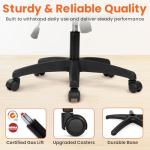 NEO CHAIR Office Desk Chair Gaming Computer High Back Support Mesh Comfy Seat with Adjustable Ergonomic Headrest Lumbar Rolling Flip-up Armrests and Wheels (Black)