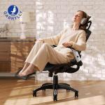 GABRYLLY Ergonomic Office Chair with Footrest, High Back Home Desk Chair - 3D Headrest, Flip-Up Arms, 135° Tilt and Wide Cushion, Heavy Duty Mesh Chairs for Task Computer Gaming, GYB01-FT
