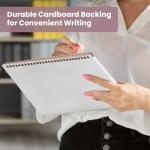 Weekly To Do List Notepad with 52 Undated Sheets（8.5"×11"）- Undated Weekly Planner Notepad for Office Desk Accessories and Supplies - Midnight Lilac