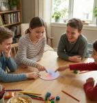 Feeling Wheel, 1PCS 6-Inch Double-Sided Emotion Wheel with Stand, Office Desk Decor, Therapist Gift for Counselor Social Worker Home Office