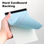 5pcs Small Note Pads 5x8 Notebook College Ruled Legal Pads Color Notepads 5 Pack Study Back Writing Pads 5 x 8 Perforated Narrow Ruled Pads of Paper for School & Office Supplies 30 Sheets/Pack