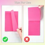 9 Pack Lined Sticky Notes 4x6 in Post Sticky Notes with Lines, 9 Bright Colors Self Sticky Notes Pad Its, Large Ruled Sticky Note for Office, Home, 35 Sheets/Pad