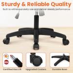 NEO CHAIR Office Desk Chair Computer High Back Mesh Gaming Seat with Ergonomic Adjustable Comfy Flip-up Armrests Lumbar Support Height for Home (Black)