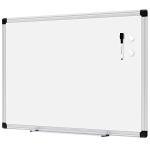 Amazon Basics Magnetic Dry Erase Whiteboard, 24"W x 18"H, Aluminium Frame, Silver/White