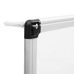 Amazon Basics Magnetic Dry Erase Whiteboard, 24"W x 18"H, Aluminium Frame, Silver/White